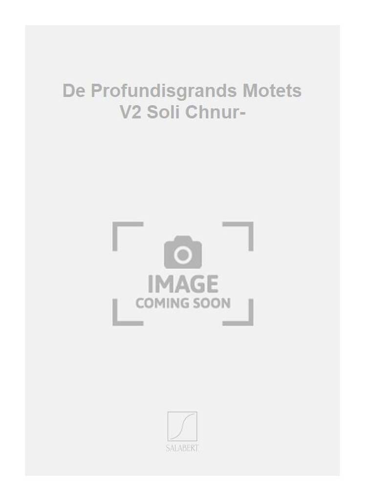 De Profundis - CAMPRA - Partition - Chœur