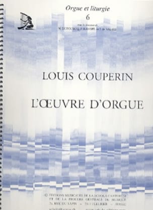 L' Oeuvre d'Orgue Louis Couperin Partition Orgue