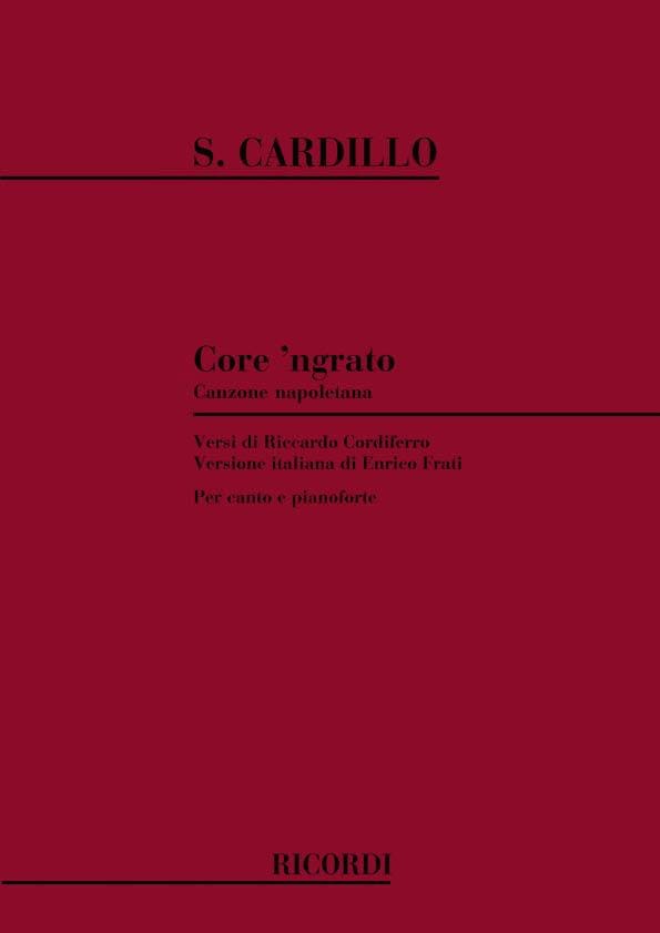 Core' ngrato Salvatore Cardillo Partition Mélodies