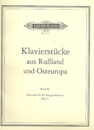 Klavierstücke Aus Russland Und Osteuropa Volume 3 Cahier 2 -