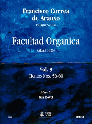Facultad Organica Volume 9 de Arauxo Francisco Correa Partition Orgue