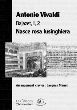 Nasce rosa lusinghiera. Bajazet VIVALDI Partition Opéras