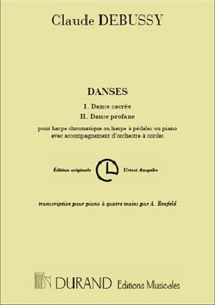 Danses. 4 Mains DEBUSSY Partition Piano