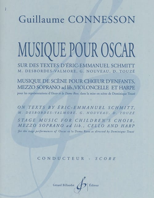 Musique pour Oscar CONNESSON Partition Chœur