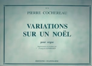 Variations Sur un Noël Pierre Cochereau Partition Orgue