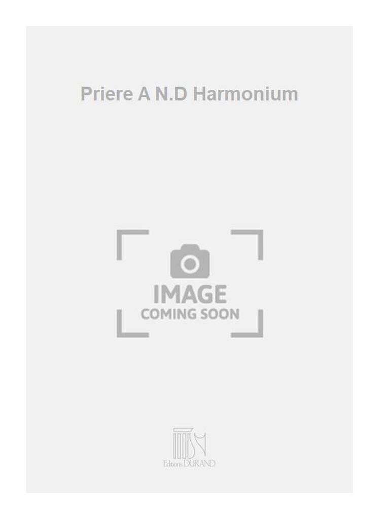 Prière A Notre-Dame Léon Boëllmann Partition Orgue