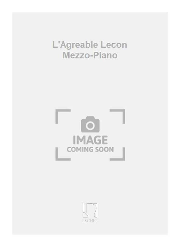 L'agréable leçon René Chansarel Partition Mélodies