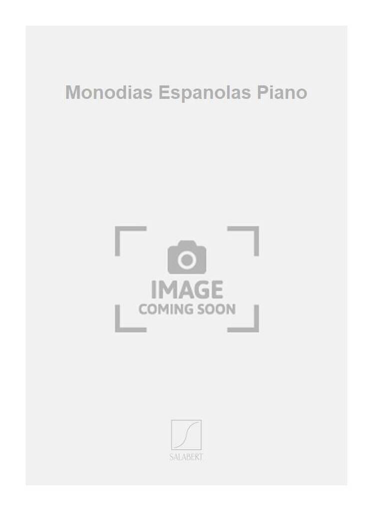 Monodias Espanolas José Evangelista Partition Piano