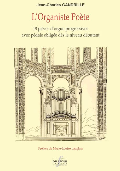 L'Organiste Poète Jean-Charles Gandrille Partition Orgue