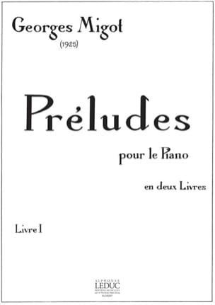Préludes pour le piano Volume 1 Georges Migot Partition Piano
