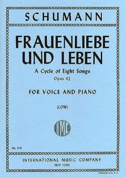 Frauenliebe Und Leben Opus 42. Voix Grave SCHUMANN Partition Mélodies