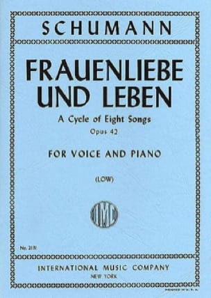 Frauenliebe Und Leben Opus 42. Voix Grave SCHUMANN Partition Mélodies