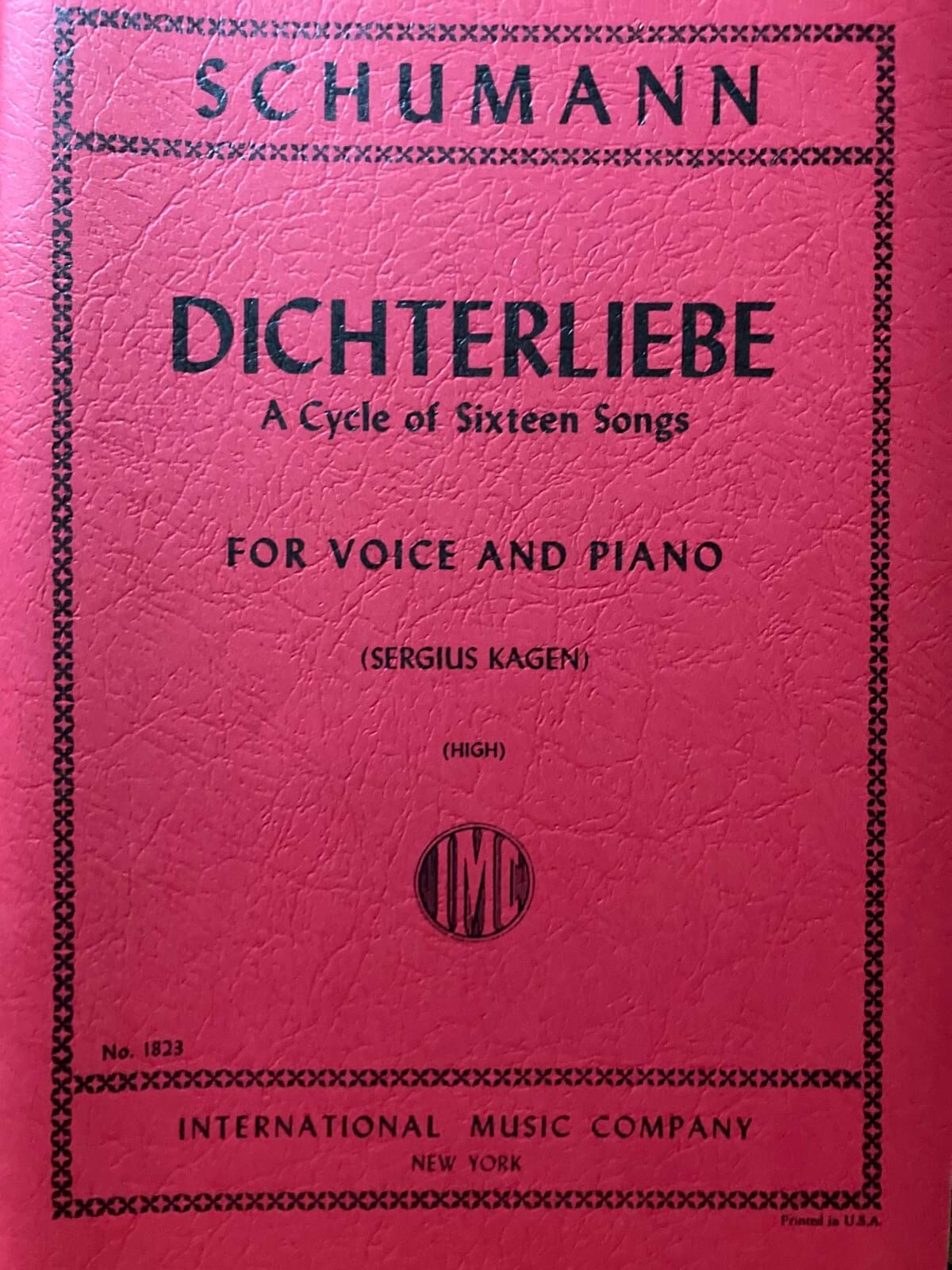 Dichterliebe - Voix Haute SCHUMANN Partition Mélodies