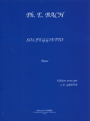 Solfeggietto - Carl-Philipp Emanuel Bach - Partition - Piano