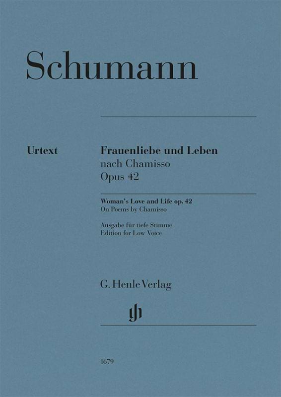 Frauenliebe und Leben - Edition pour voix grave - Robert Schumann