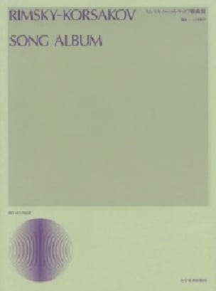Song Album RIMSKY-KORSAKOV Partition Mélodies
