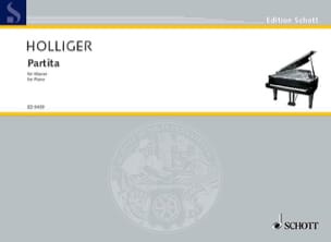Partita Heinz Holliger Partition Piano