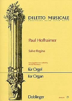 Salve Regina Paul Hofhaimer Partition Orgue