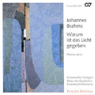 Warum ist das licht gegeben BRAHMS Partition Chœur