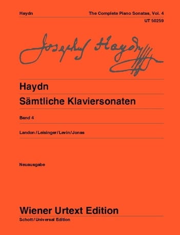 Sonates Pour Piano Volume 4. - HAYDN - Partition - Piano