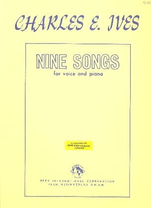 9 Songs IVES Partition Mélodies