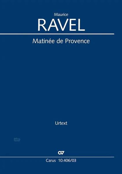 Matinée de Provence - RAVEL - Partition - Chœur