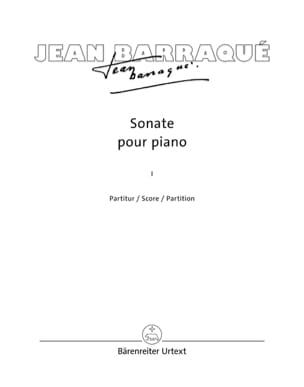 Sonate Pour Piano 1950-1952. 2 Volumes Jean Barraqué Partition Piano