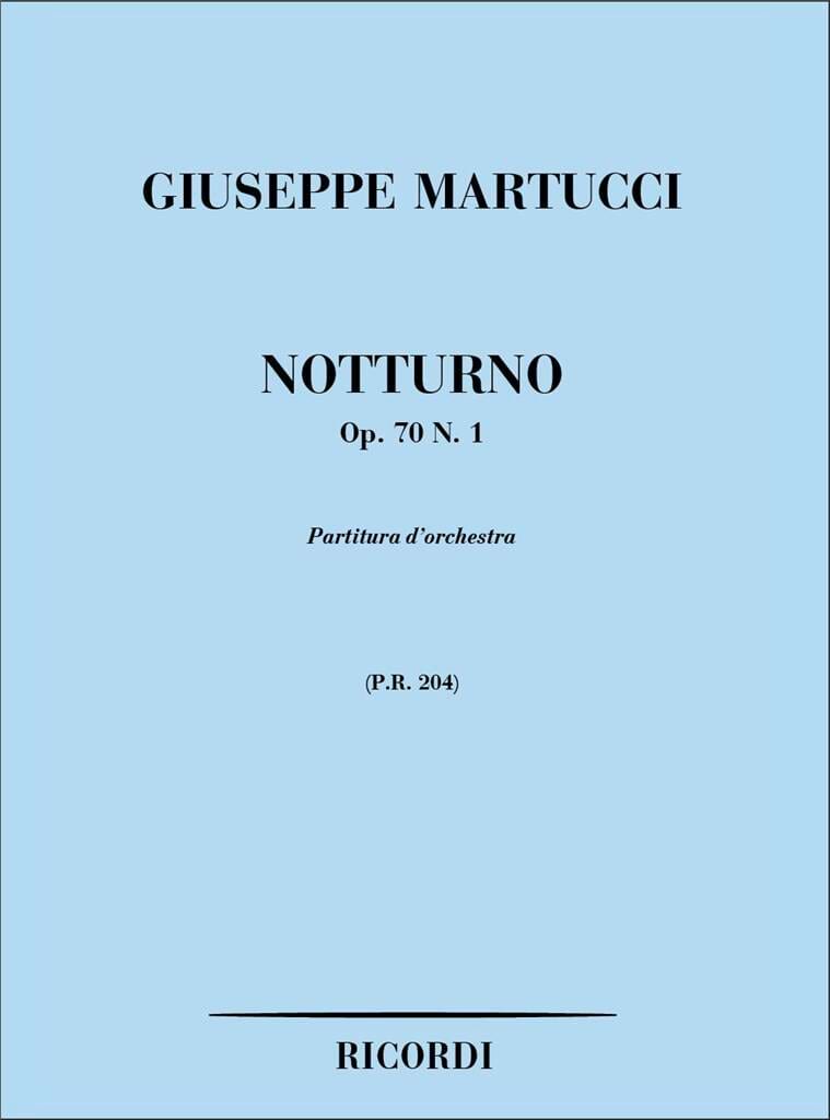 Notturno Op. 70-1. Conducteur Giuseppe Martucci Partition