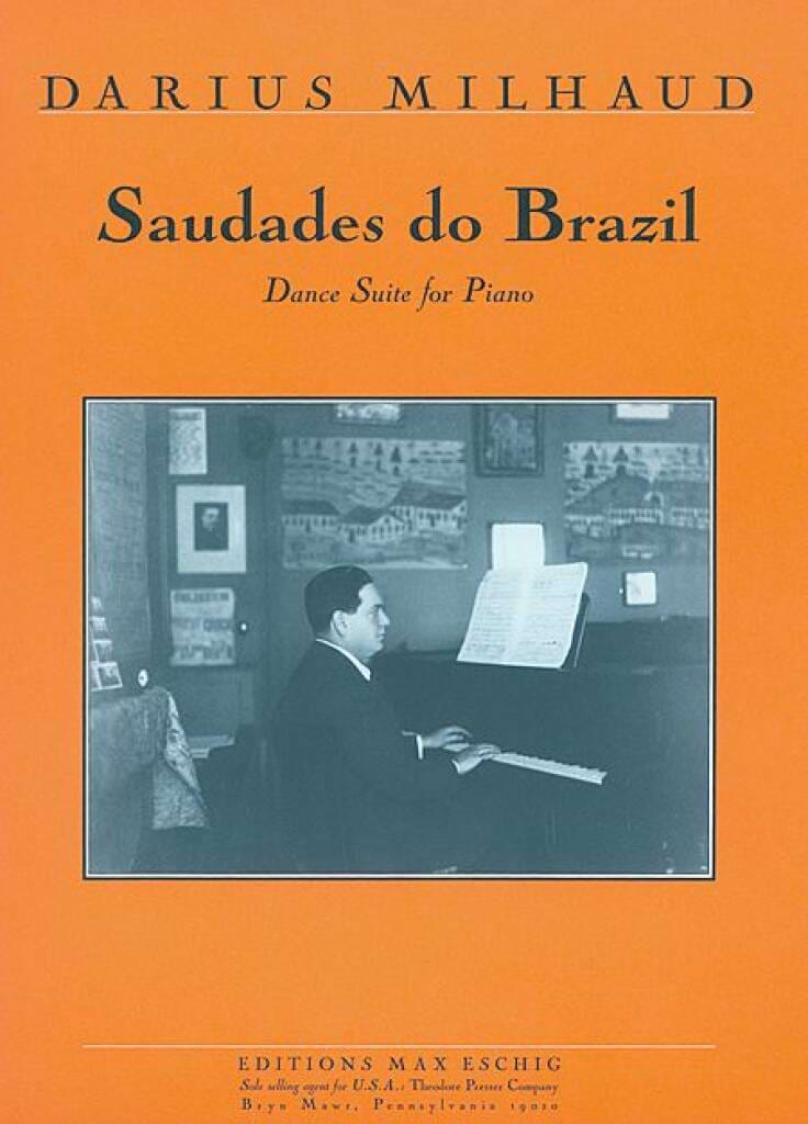 Saudades Do Brazil Opus 67 Volume 2 MILHAUD Partition Piano