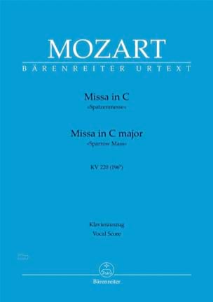 Wolfgang Amadeus Mozart - Missa Brevis en ut KV 220 - Partition - di-arezzo.ch
