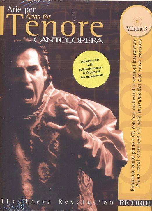 Arie Per Tenore Volume 3 Partition Opéras