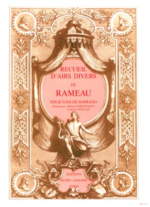 Recueil d'airs Volume 1. Soprano RAMEAU Partition Opéras