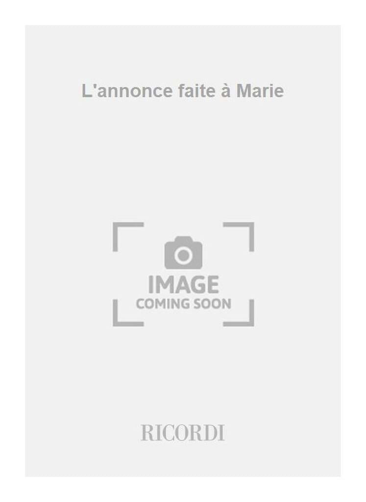 L'annonce Faite A Marie Rossellini Partition Opéras