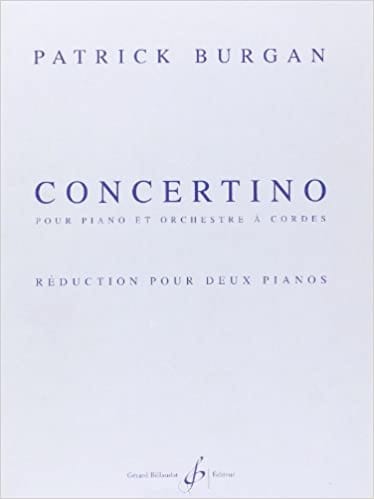 Concertino. 2 Pianos Patrick Burgan Partition Piano