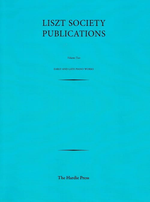 Early And Late Works LISZT Partition Piano