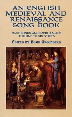 An English Medieval And Renaissance Song Book Partition Chœur