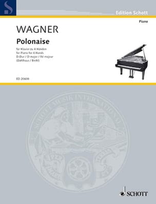 Polonaise. 4 Mains WAGNER Partition Piano