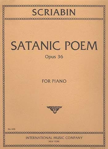 Poèmes Sataniques Op. 36 SCRIABINE Partition Piano