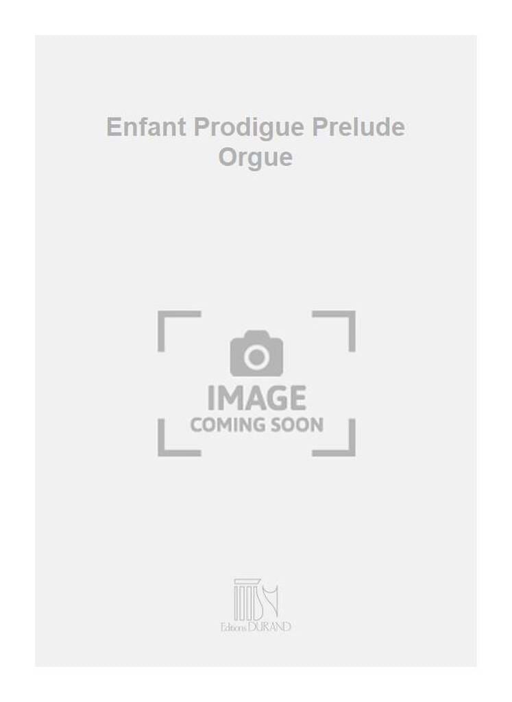 Prélude de L'Enfant Prodigue DEBUSSY Partition Orgue