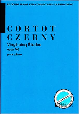 25 Etudes Opus 748 CZERNY Partition Piano