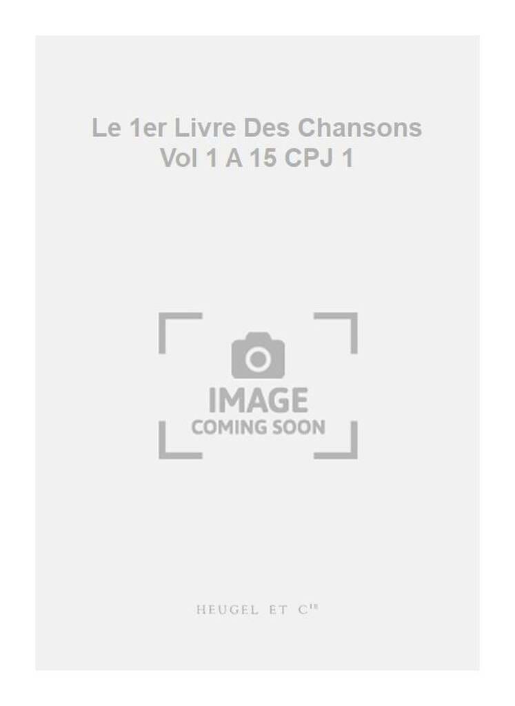 Le 1er Livre des Chansons Volume 1 Susato Tylman Partition Chœur