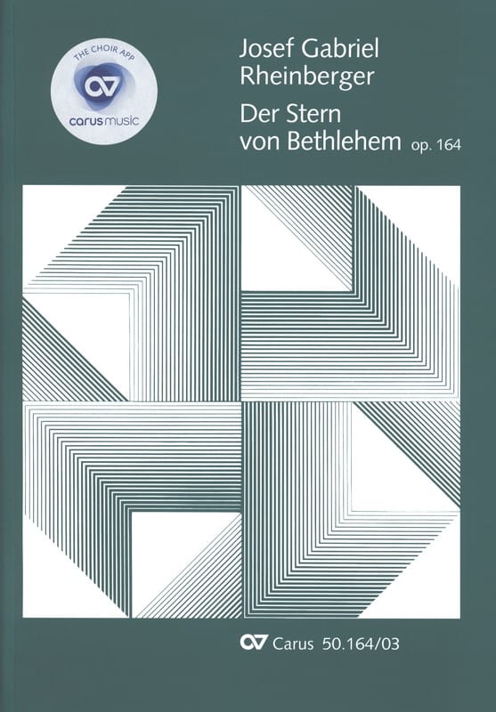 Der Stern von Bethlehem - Opus 164 RHEINBERGER Partition Chœur