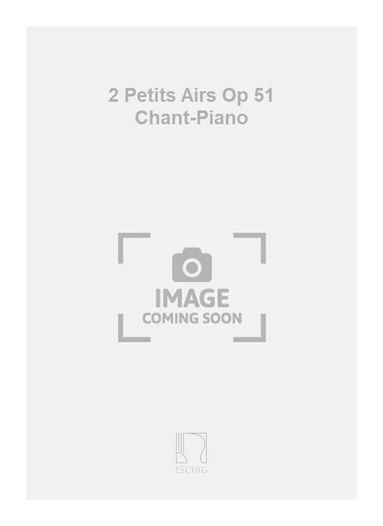 2 Petits Airs MILHAUD Partition Mélodies