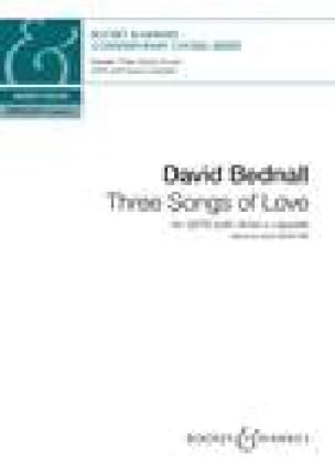 3 Songs of Love David Bednall Partition Chœur
