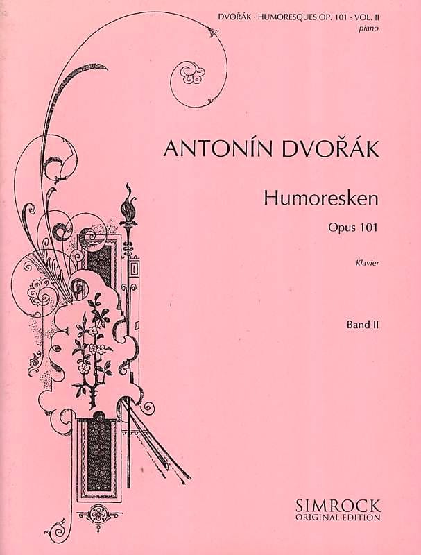 8 Valses Op. 54 DVORAK Partition Piano