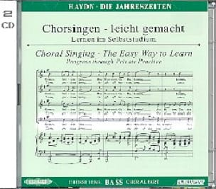 Les Saisons Hob XXI-3 21-3 CD Basse CHOEUR HAYDN Partition Chœur
