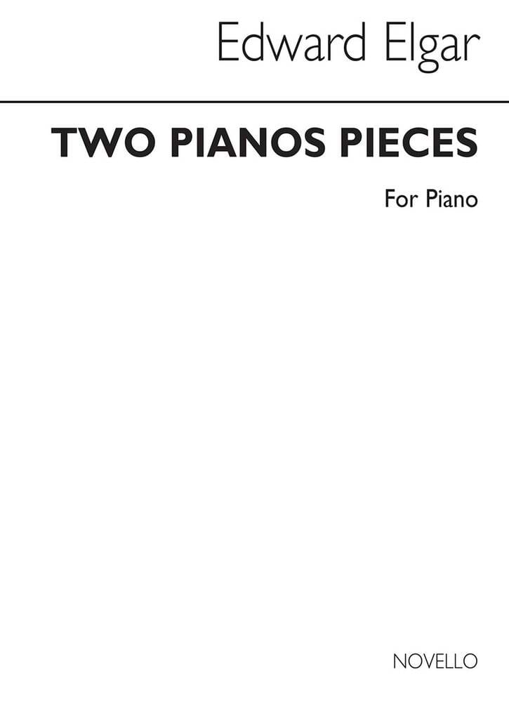 2 Piano Pieces ELGAR Partition Piano