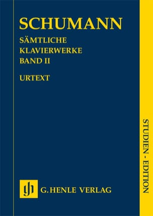Oeuvre Pour Piano Volume 2 - Edition de Poche SCHUMANN Partition Piano