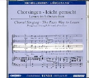Lobgesang Op. 52. CD Ténor - MENDELSSOHN - Partition - Chœur