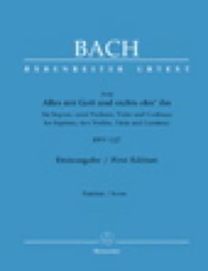 Aria BWV 1127. Cordes BACH Partition